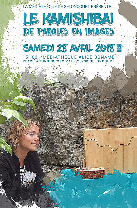 Affiche spectacle Kamishibai du 28 avril 2018